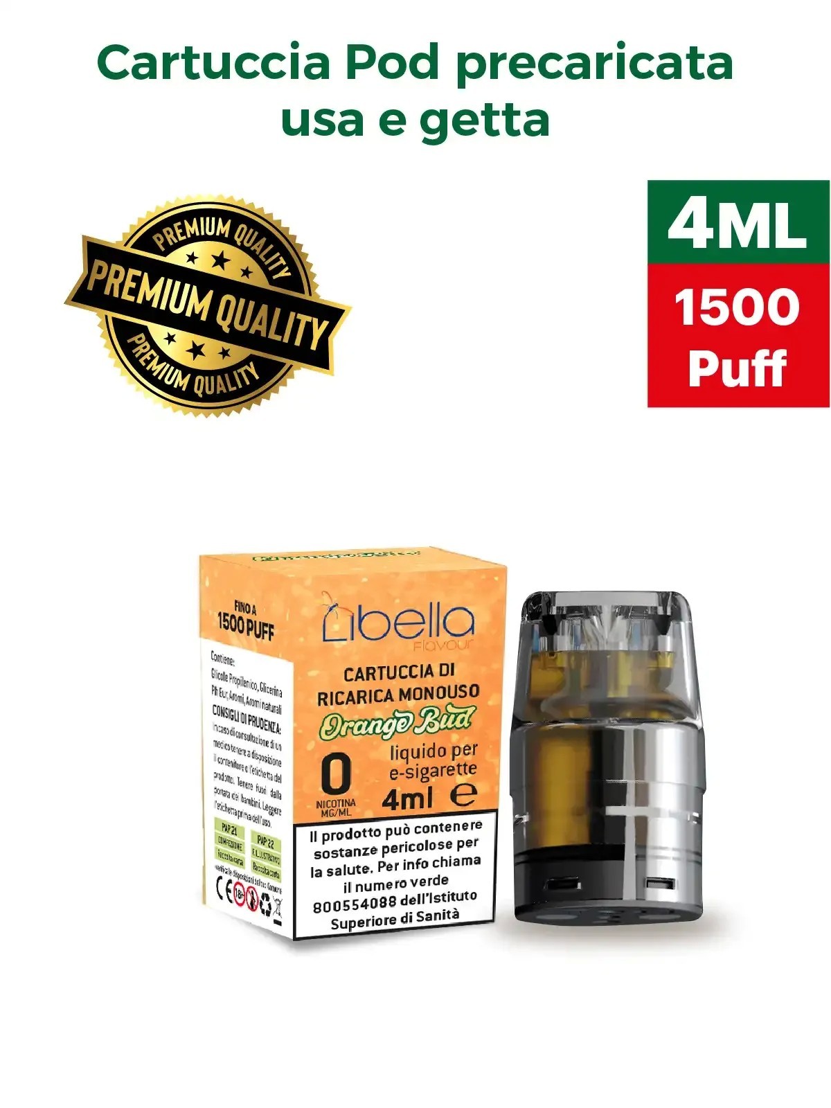 Orange Bud pod 4ml