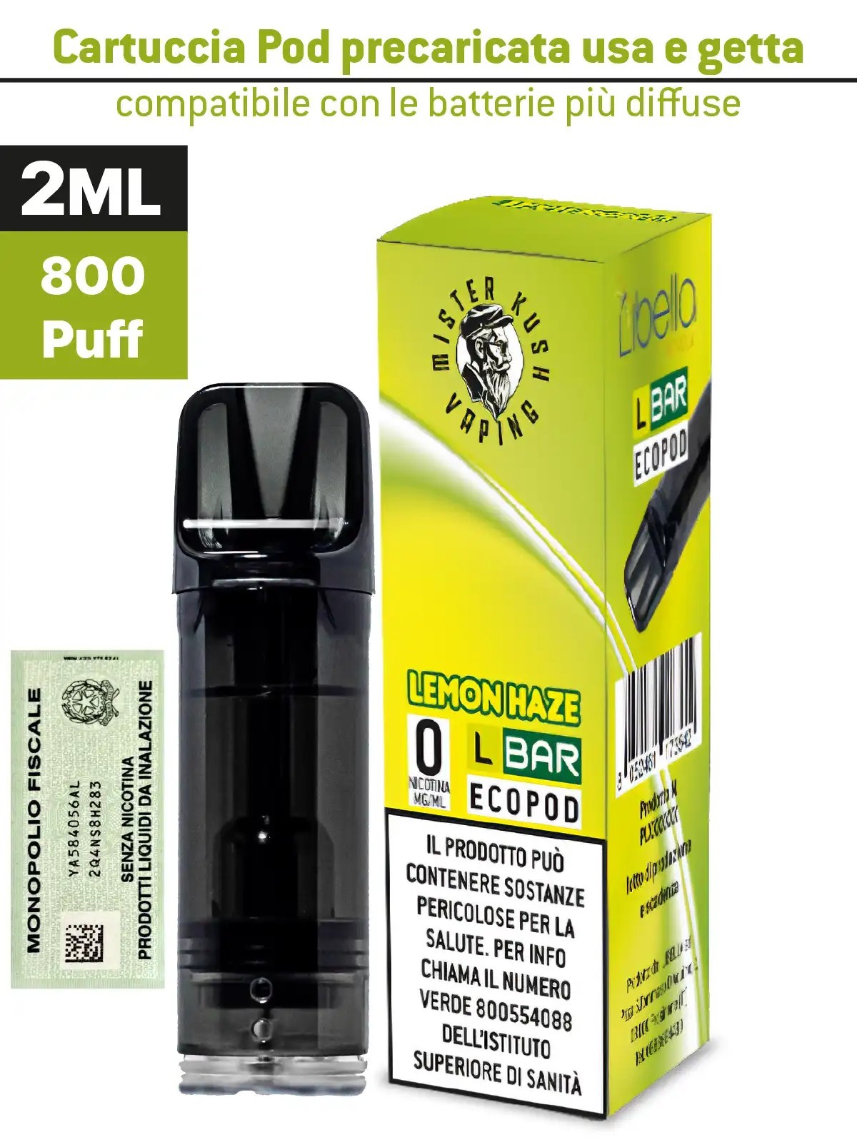 opinioni veev sigaretta Relx Spin 2 In 1 Ricariche RELX Spin 2in1 Device + Pod Precaricate -  SPEARMINT+CREAM TOBACCO 18mg main image 1