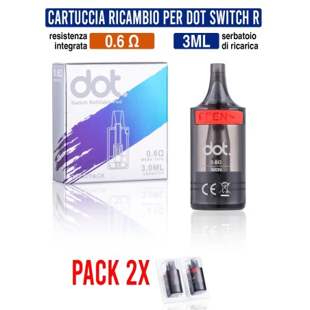 Cartuccia pod ricambio dot switch r