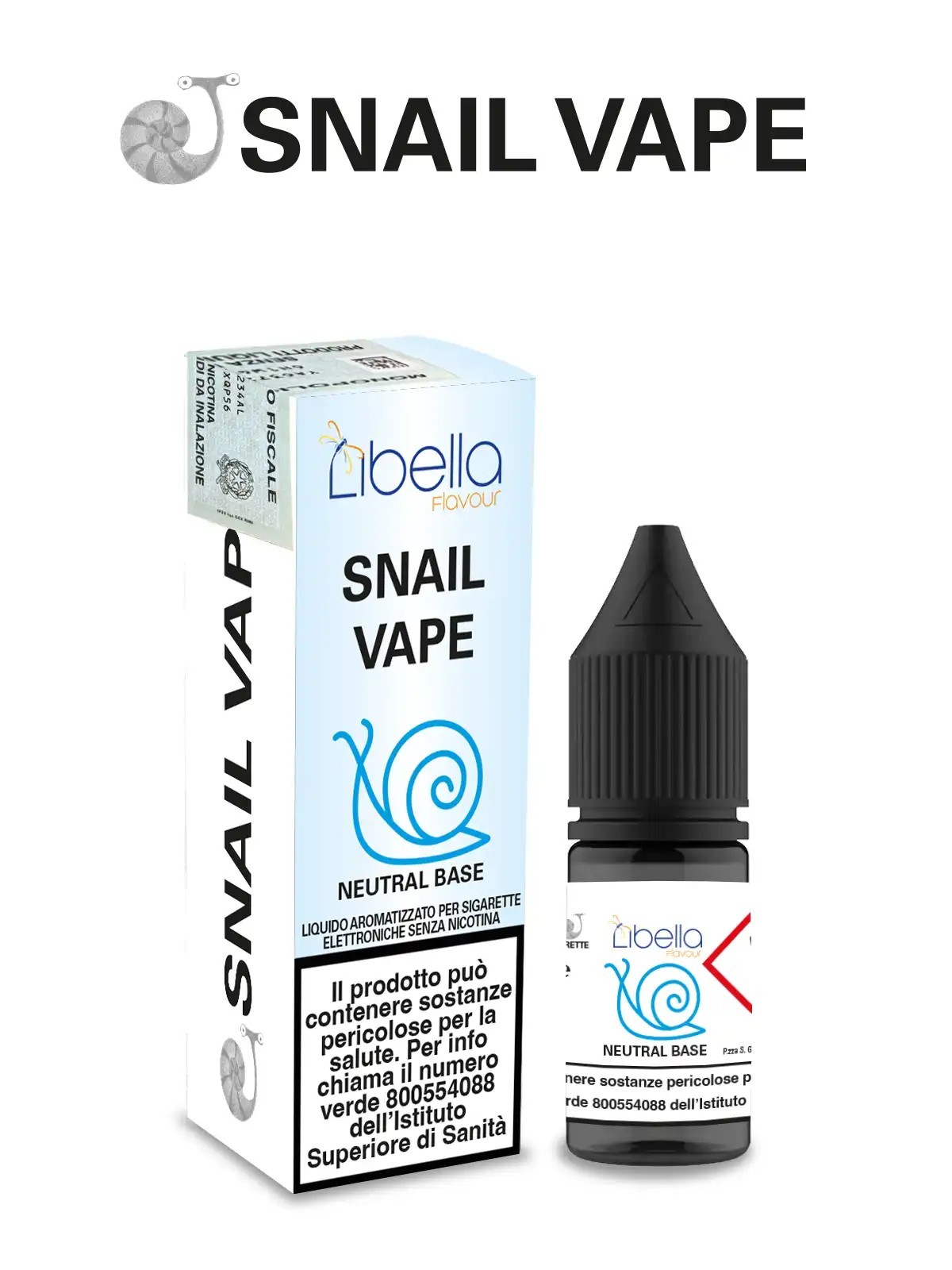 Snail Vape Neutral Base 10ml – Liquido da inalazione neutro | online